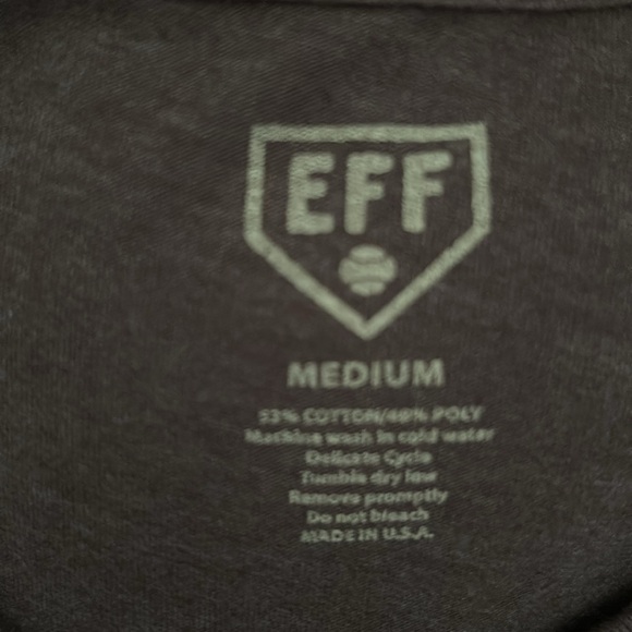 NWT Ebbets Field Flannels Brown T-shirt Medium Centralia Cubs Retro Unisex - Picture 7 of 7